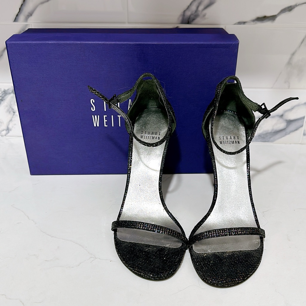 Stuart Weitzman | Nudistsong Strap Sandal (Multi Iris Glitter)